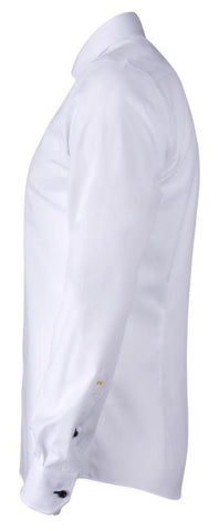 Skjorte J.H&F Yellow Bow 51 Slim fit