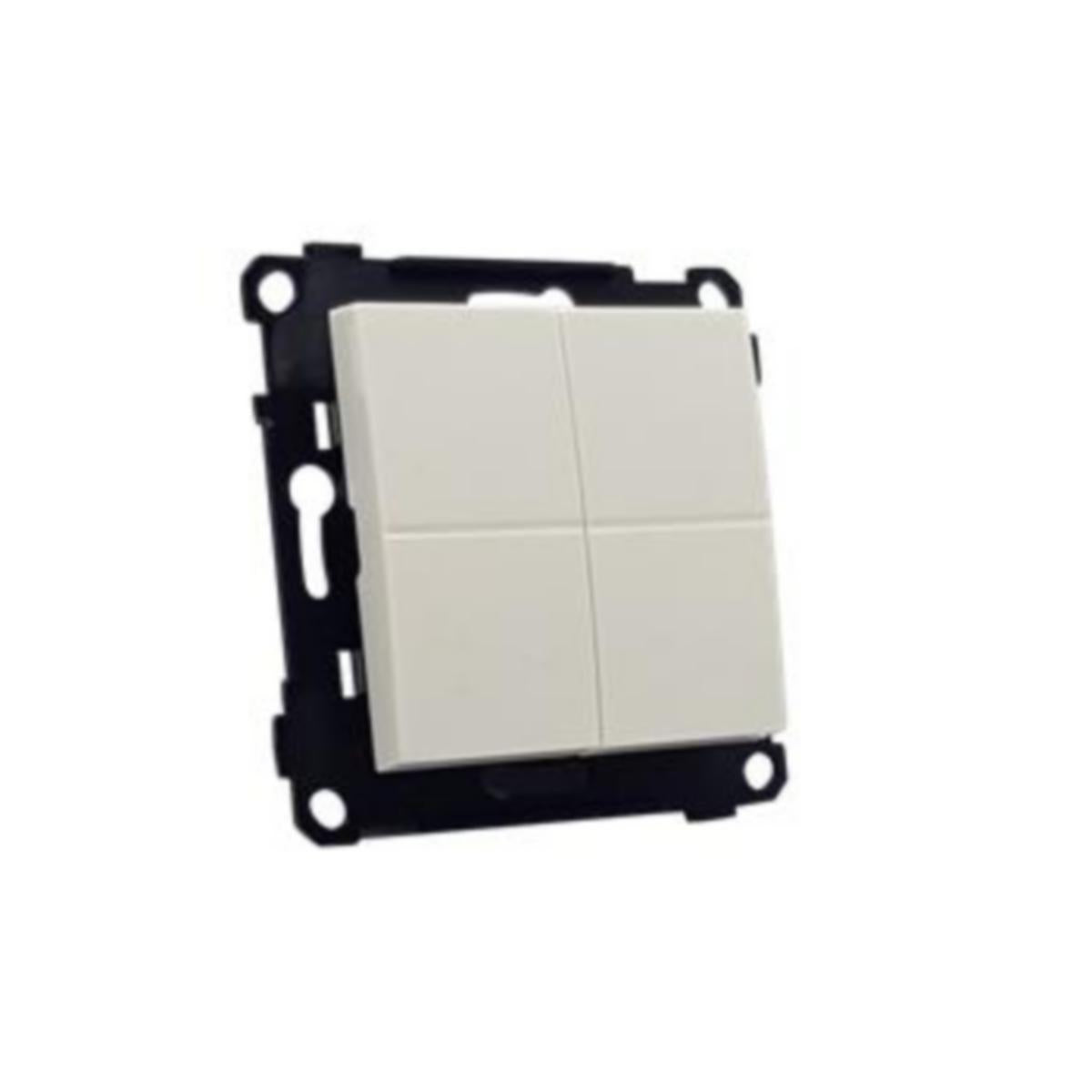 Trådløs bryter Glamox LMS ZIGBEE GREENPOWER 4B  GWZ