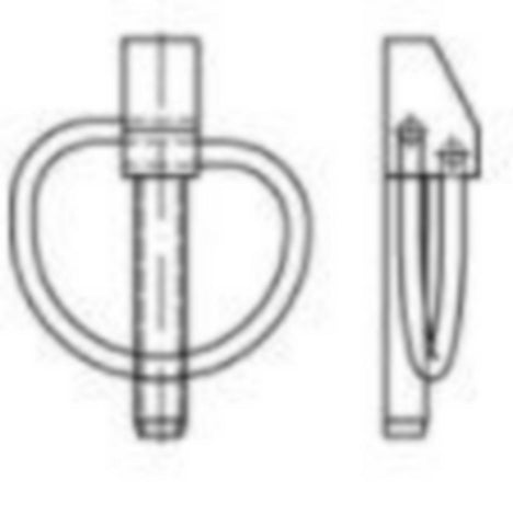 Traktorsplint DIN 11023 elforzinket