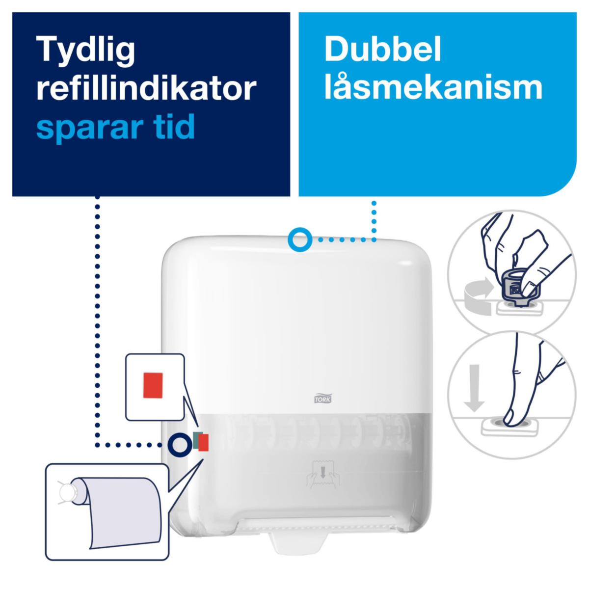Dispenser Tork Matic® håndtørk rull Tork