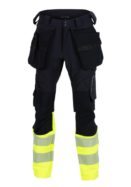 Håndverksbukse BS Lillehammer 2.0 HiVis kl.1 (612175)
