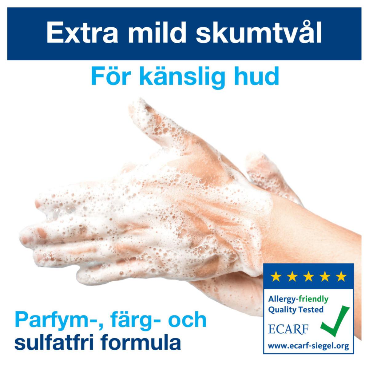 Skumsåpe Tork Premium Ekstra Mild S4 uparfymert