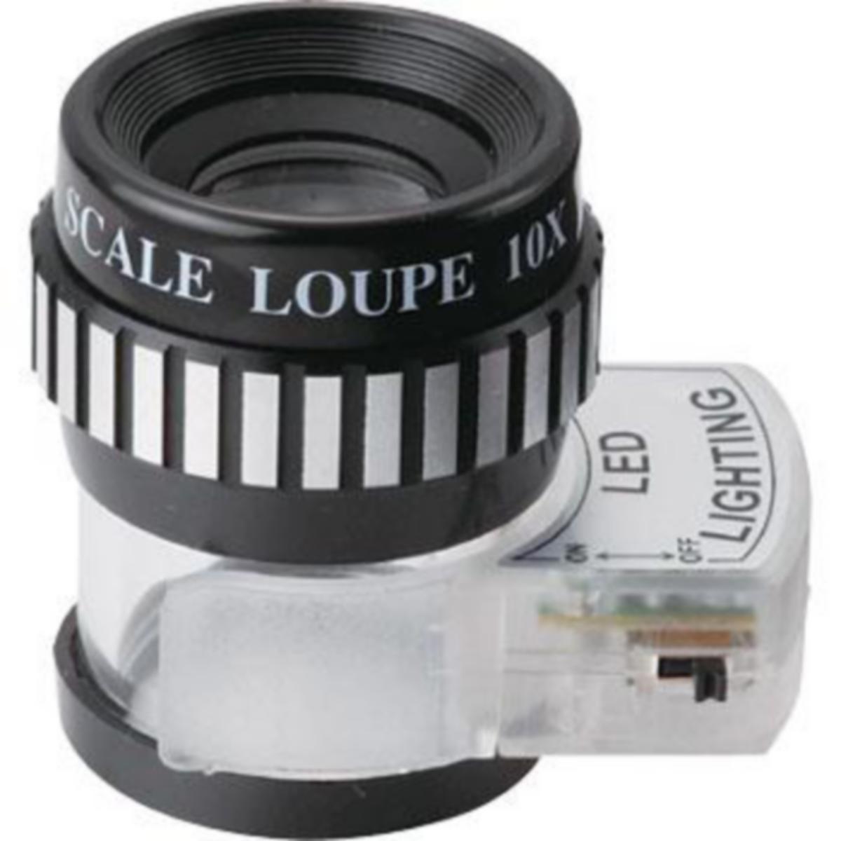Ledlys Diesella målelupe 10X