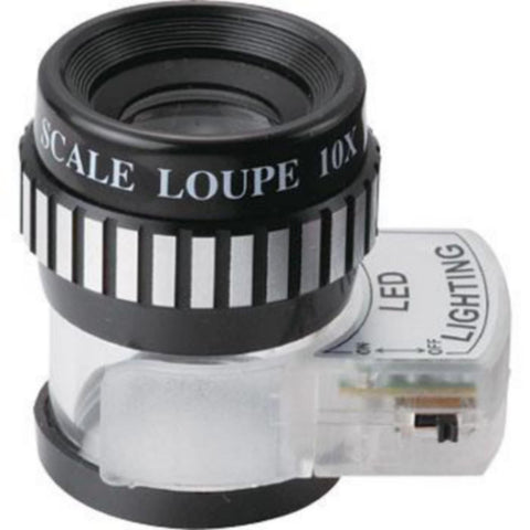 Ledlys Diesella målelupe 10X