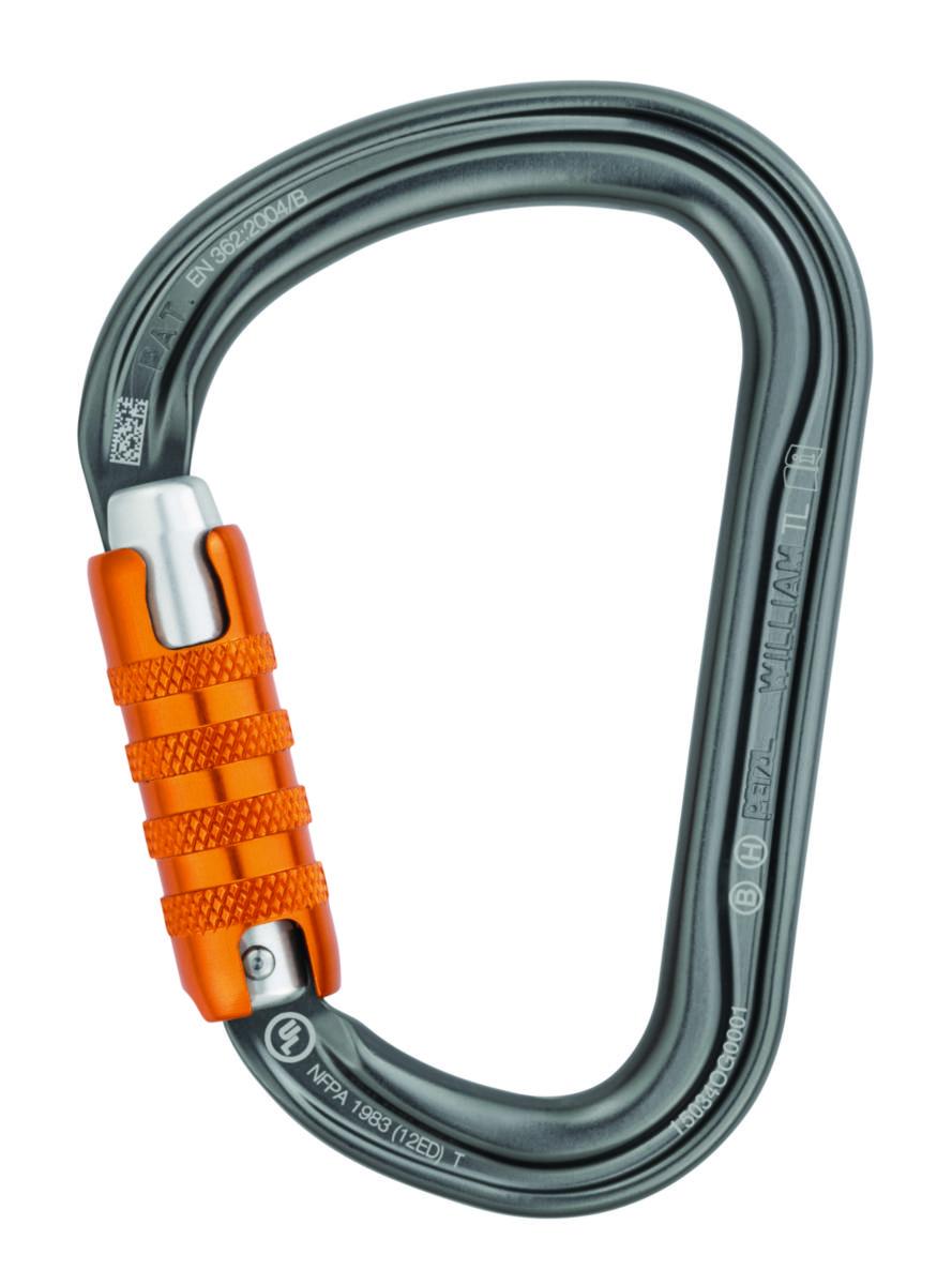 Karabinkrok aluminium Petzl® William 27mm trilock