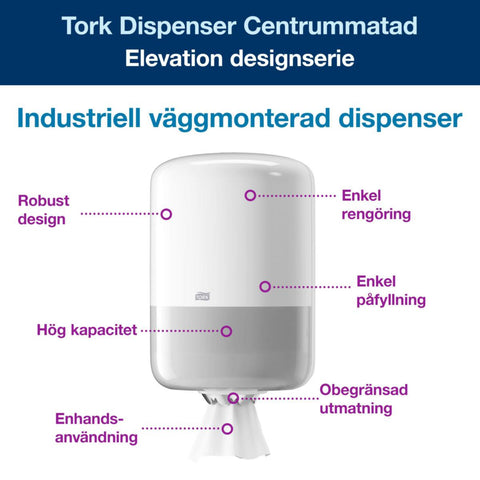 Dispenser senterrull Tork