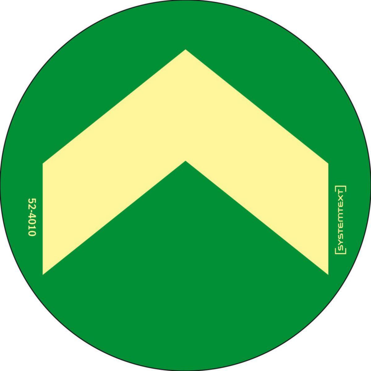 Skilt Systemtext GlowLite™ Nova trapp/gulv Pil