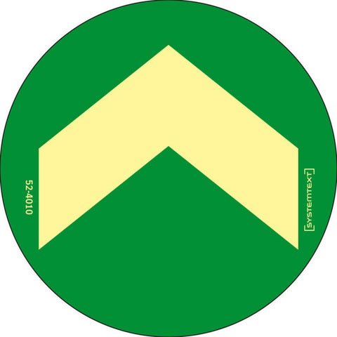 Skilt Systemtext GlowLite™ Nova trapp/gulv Pil