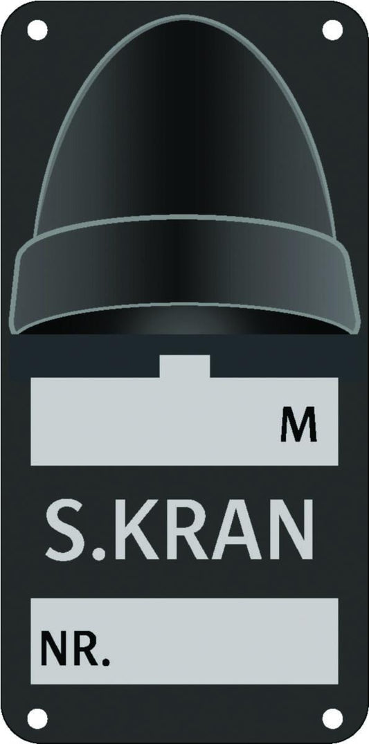 Stoppekranskilt K-13S Systemtext