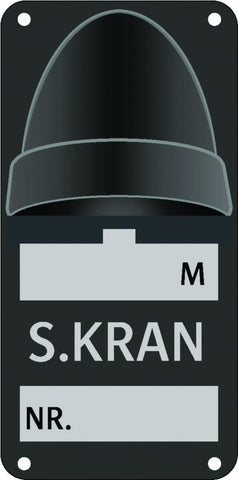 Stoppekranskilt K-13S Systemtext