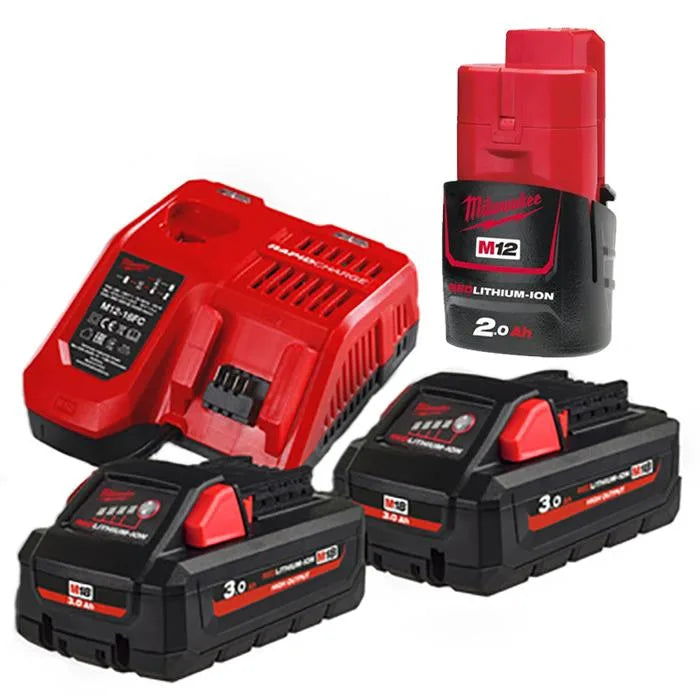 Batterisett Milwaukee M18 HNRG-302 18V 2x3.0Ah (549183)