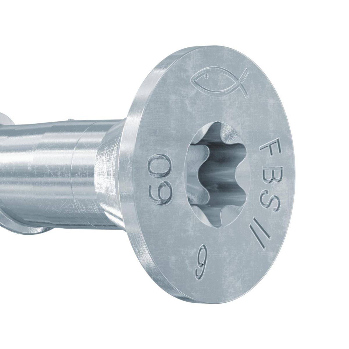 Betongskrue fischer FBS II ultracut senkhode elforzinket