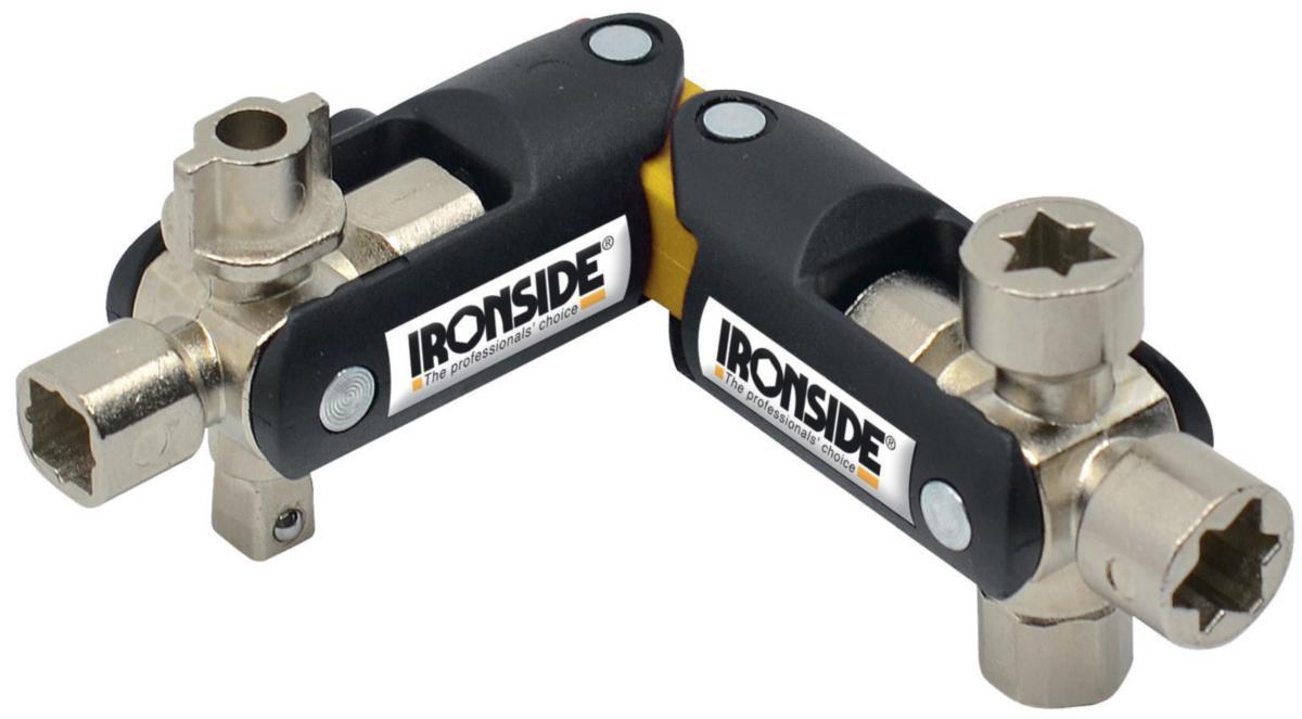 Apparatskapnøkkelsett Ironside 13-i-1