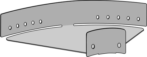 Justerbar vinkel W10 FSZ Hvit - Wibe