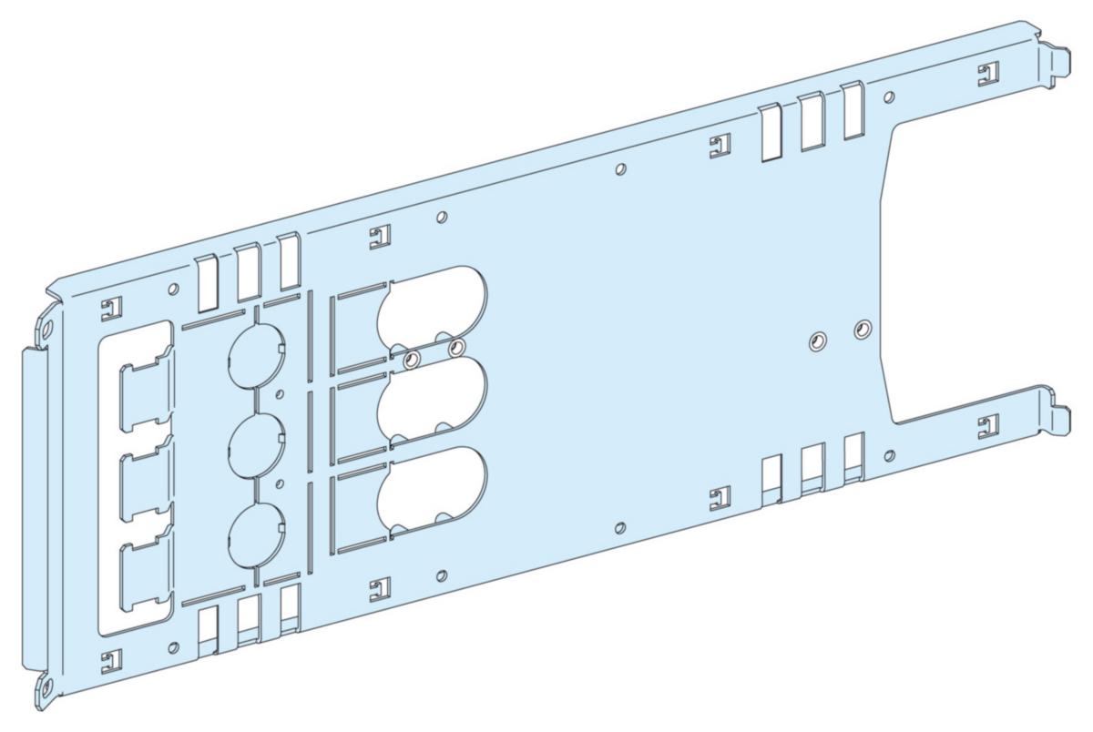 Montasjeplate Schneider NSX630 Plugin Horisontal