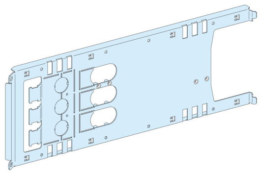 Montasjeplate Schneider NSX630 Plugin Horisontal