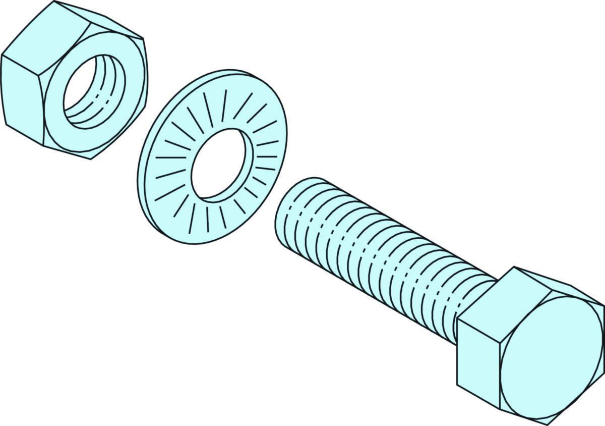 Bolter/mutter/skiver Schneider PrismaSeT