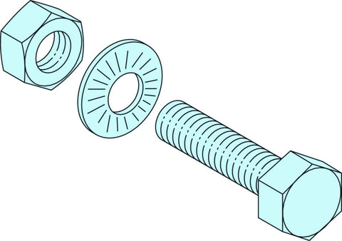 Bolter/mutter/skiver Schneider PrismaSeT