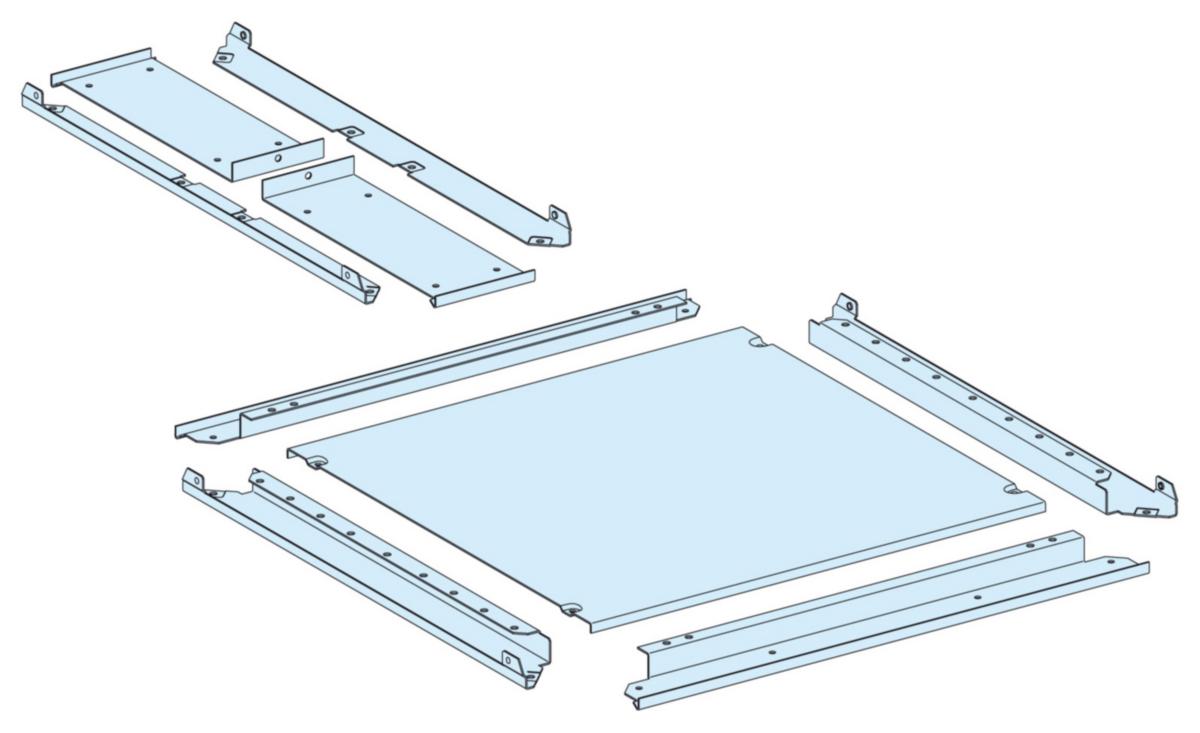 Bunnplate Schneider IP55 PrismaSeT