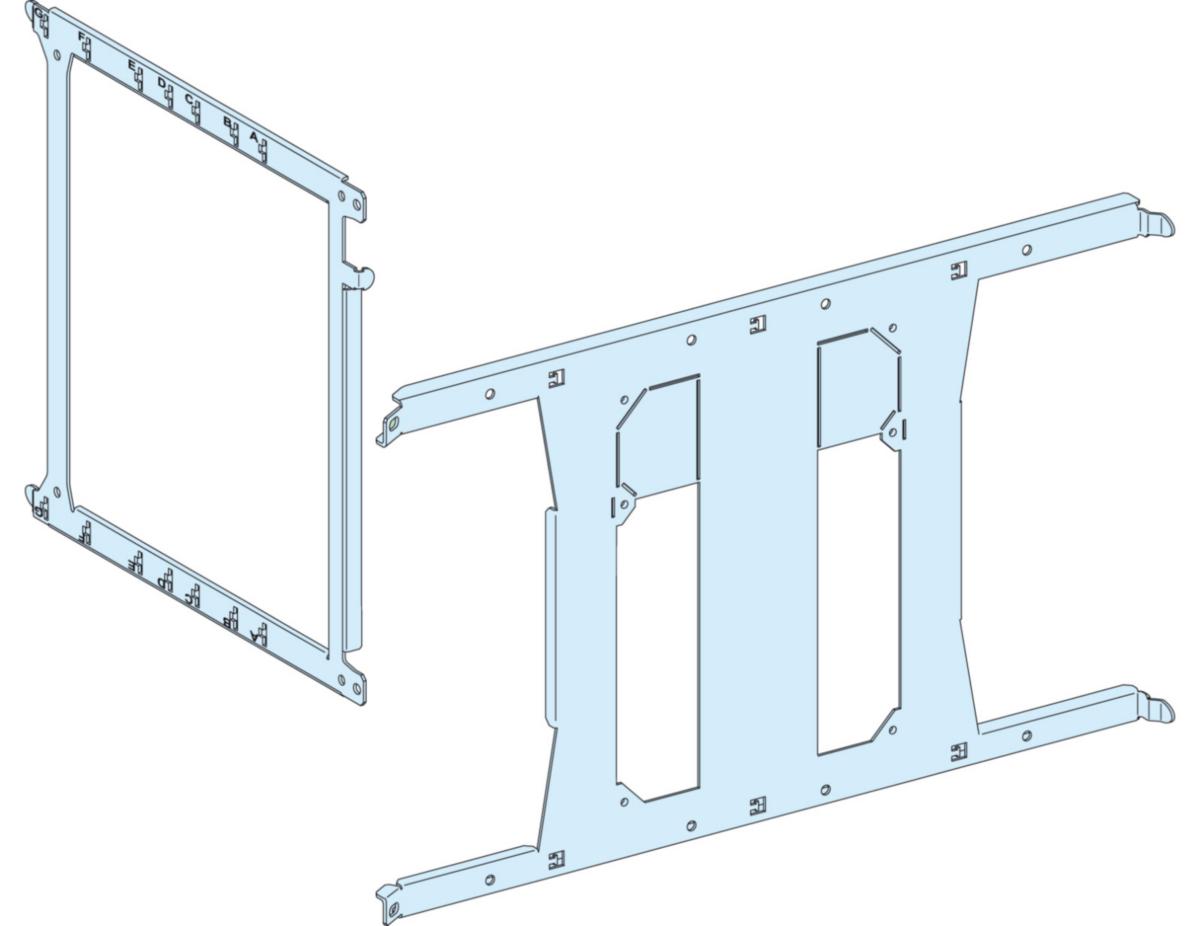 Montasjeplate Schneider NS630b-1000, Prisma