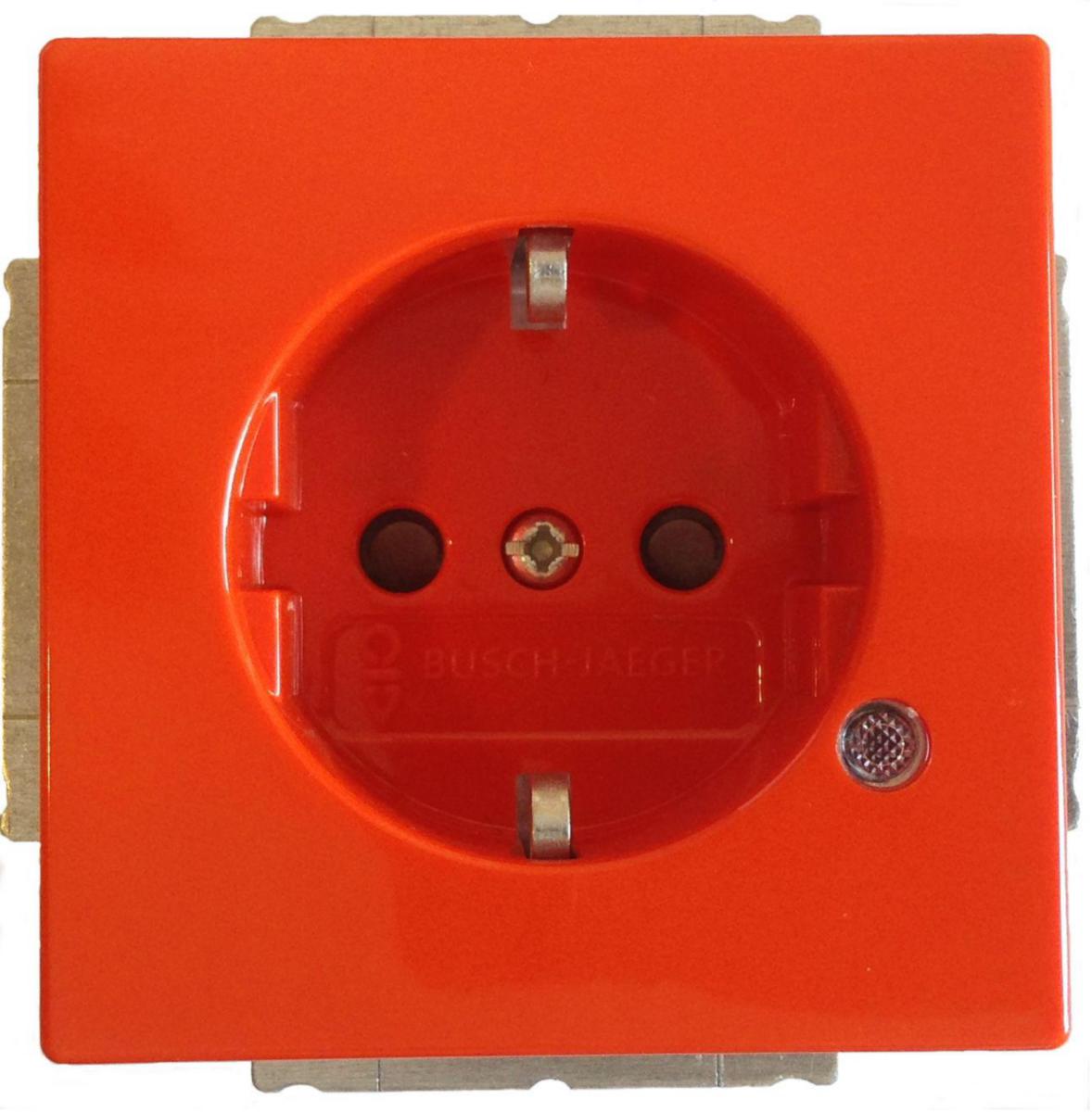 Stikkontakt ABB enkel m/LED - 16