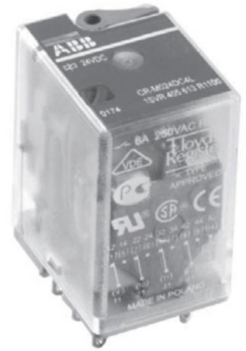 Sokkelrele ABB Pluggbar CR - 6