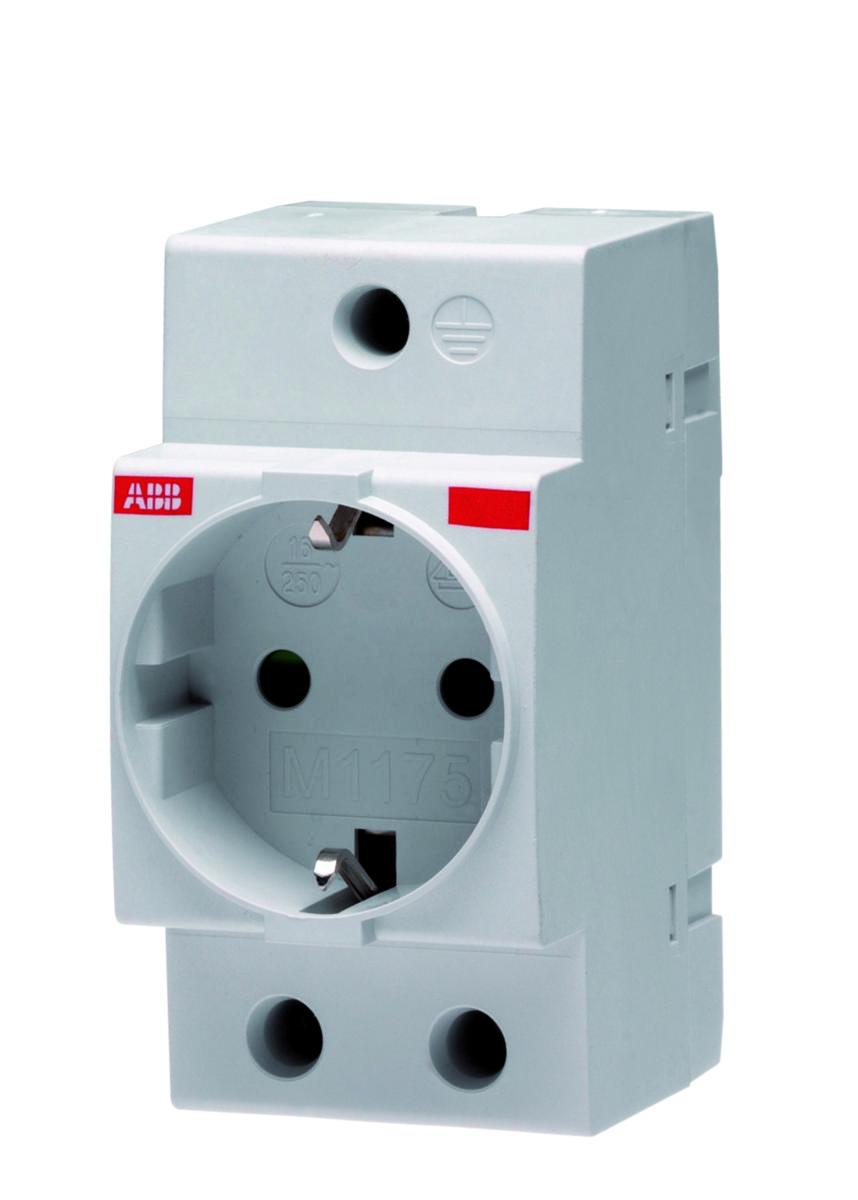 Stikkontakt ABB for Din Skinne - 250