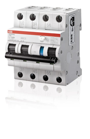 Jordfeilautomat ABB DS203NC B-kar - 6