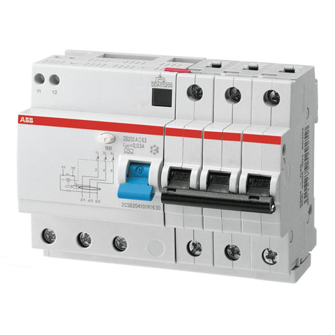 Jordfeilautomat ABB DS203 M A - 10