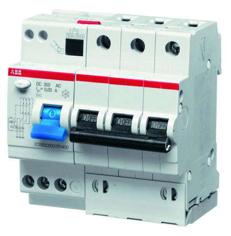 Jordfeilautomat ABB DS203 M A - 10