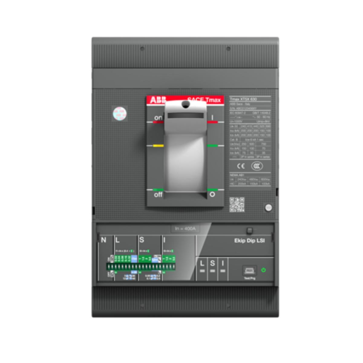 Kompaktbrytere XT5S Elektroniske DIP-vern 3Pol, ABB - 220-690