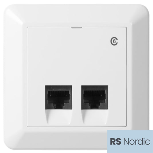 Modularuttak Innfelt Kat.6 UTP RS Nordic - Elko
