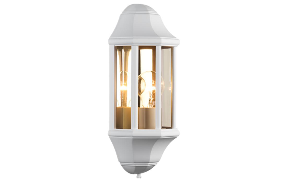 Veggarmatur Sg®  Sorrento røkfarget glass - 220-240