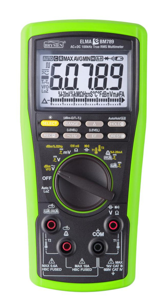 Elma BM789 sann RMS AC+DC multimeter - Nei
