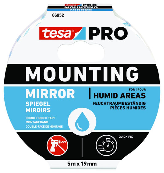 Monteringstape dobbeltsidig Tesa 66952 Speil