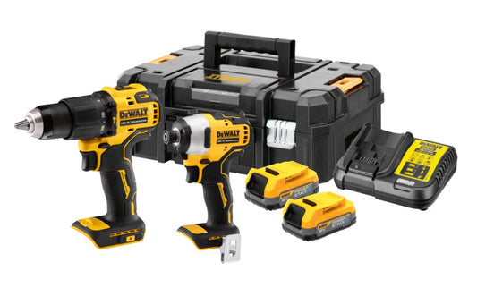Kompipakke DCK2062E2T-QW DeWalt 2x1.7Ah TSTAK