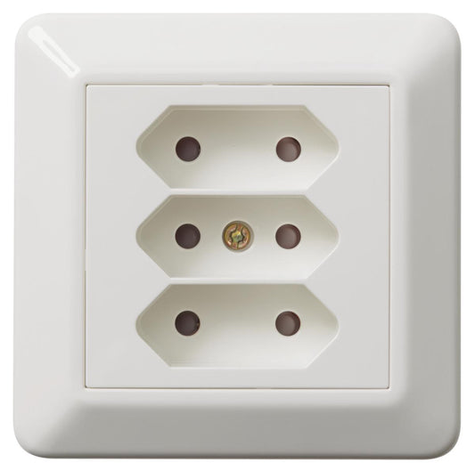 Stikkontakt Elko Euro 3-veis RS1031 - 2.5
