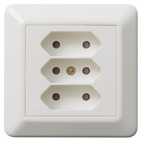 Stikkontakt Elko Euro 3-veis RS1031 - 2.5