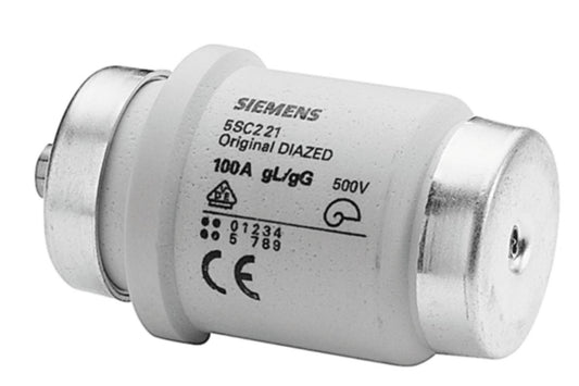 Sikringspatron Siemens 500V treg - 100