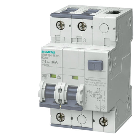 Jordfeilautomat Siemens IT/TT C karakteristikk - 10