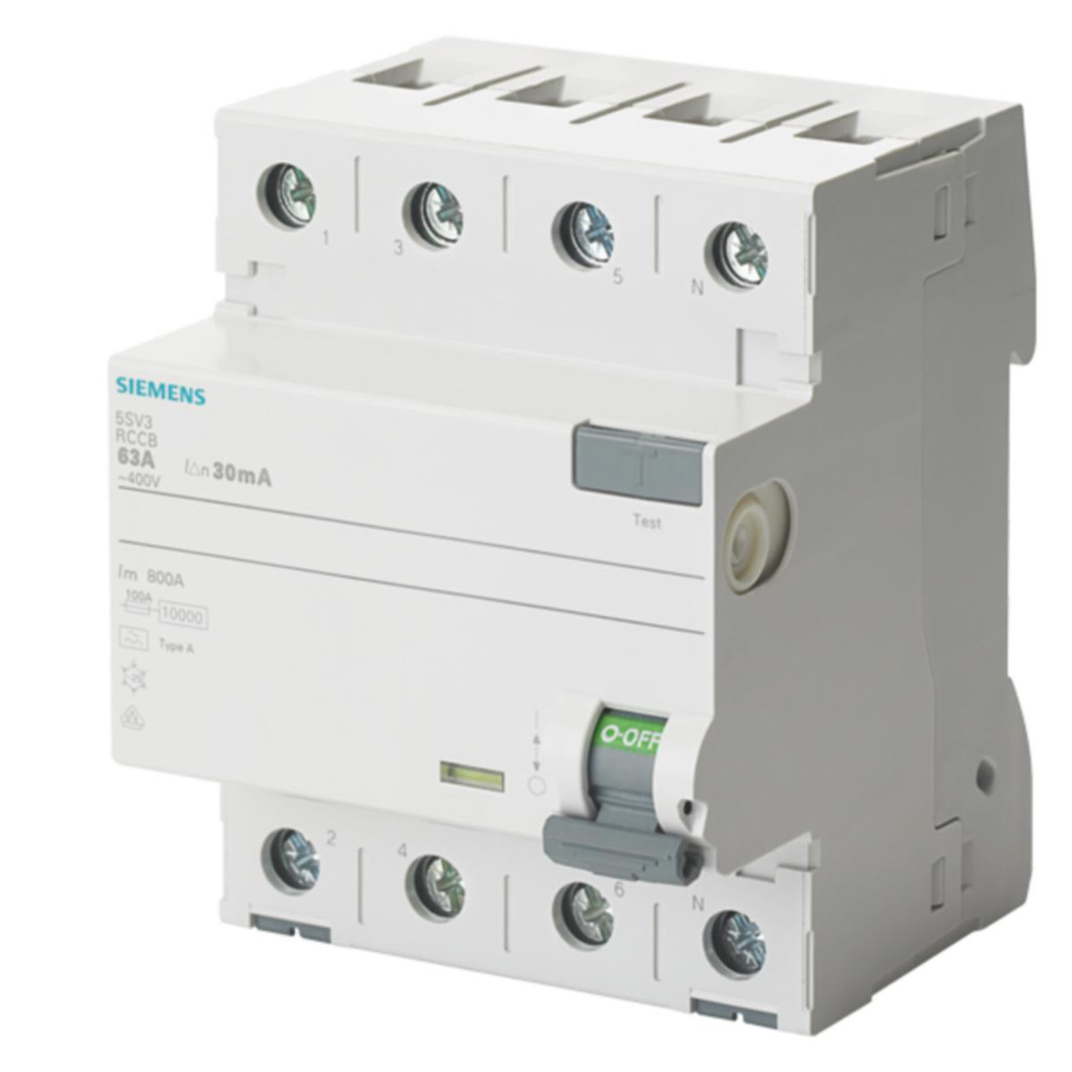 Jordfeilbrytere 5SV type A, Siemens - 230