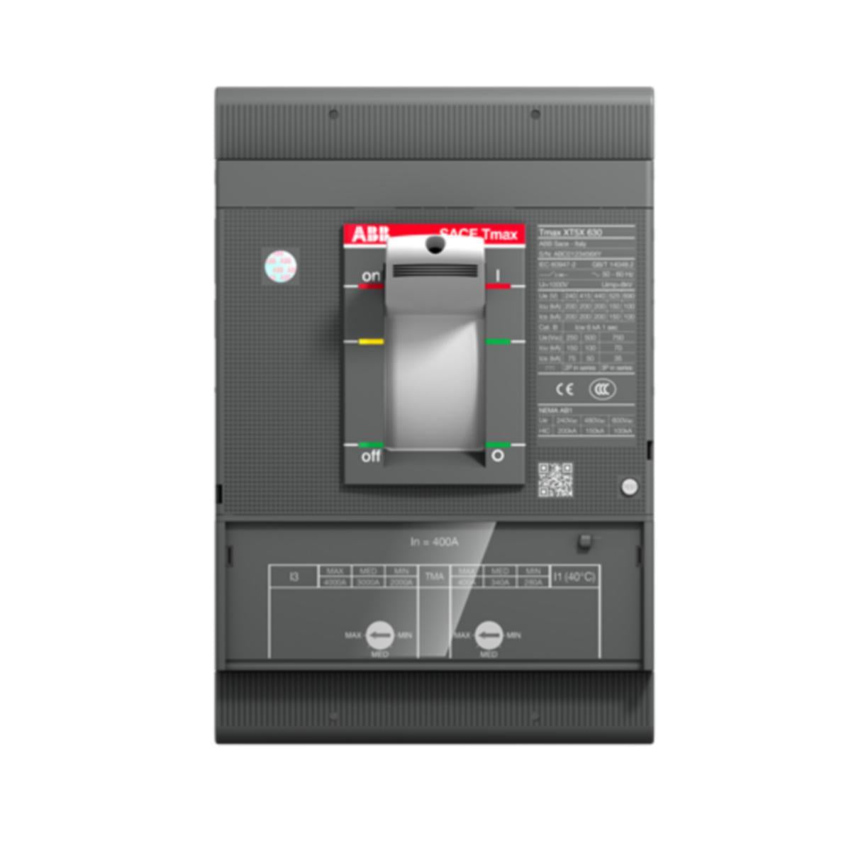 Kompaktbrytere XT5S Elektroniske DIP-vern 3Pol, ABB - 220-690