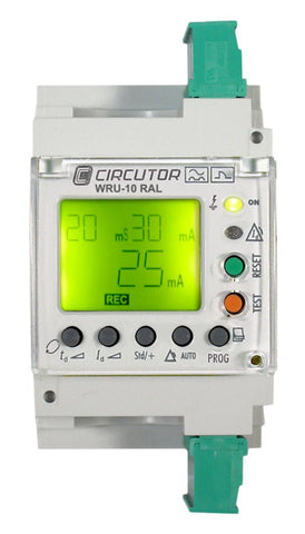Jordfeilrele WRU-10 RAL m/gjeninnkobling - 50-60