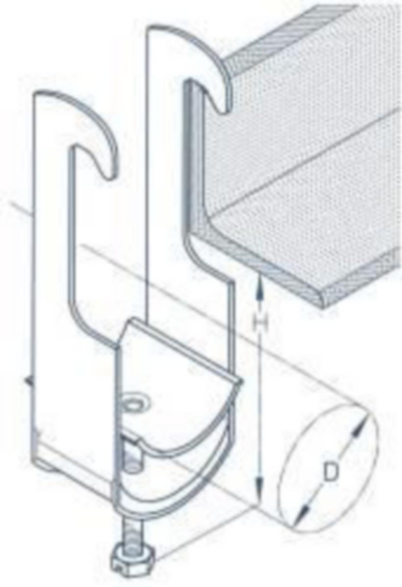 Kabelholdere JFKnudtzen type S - J.F.Knudtzen
