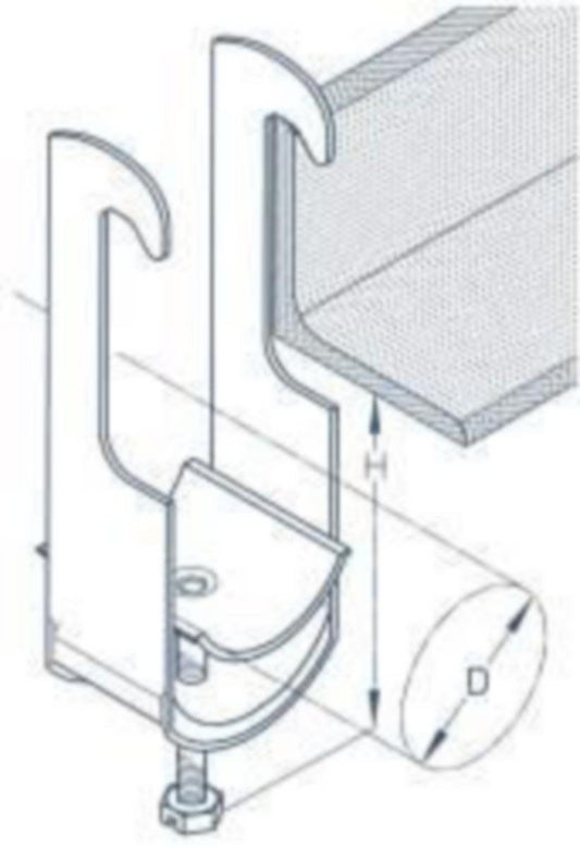 Kabelholdere JFKnudtzen type U - J.F.Knudtzen