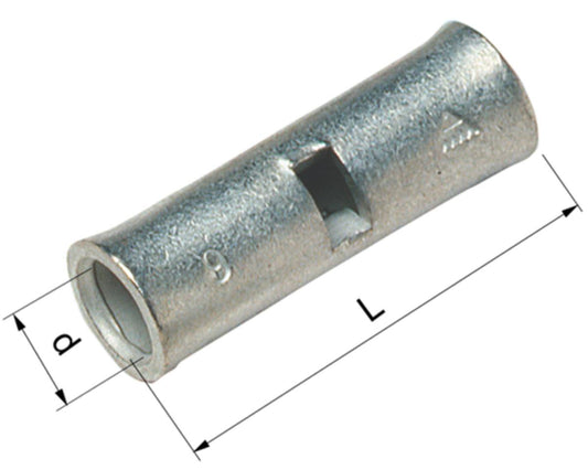 Skjøtehylser Cu Elpress uisolerte