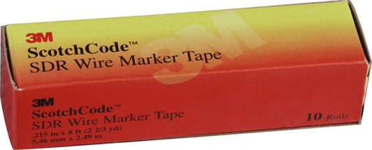 Merketape 3M ScotchCode refil med symbol