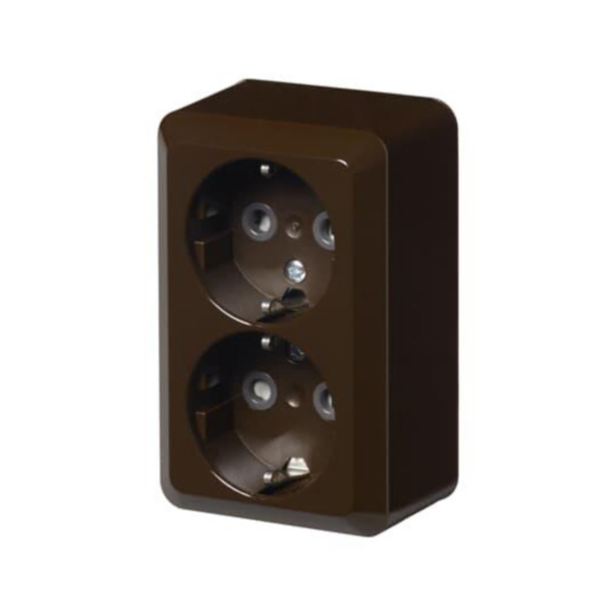 Stikkontakt ABB dobbel 402EA-01 - 16