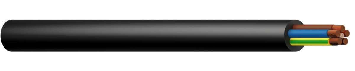 Gummikabel Draka HO7RN-F 3 leder - 750