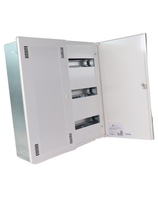 Flexiboks Stansefabrikken innfelt D m/3x12 modul og sv.str